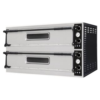 Combisteel Pizzaofen mit Fenster für 2x3Pizzen Ø350mm und 400V