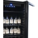 Gastro Mini-Kühlschrank 115 Liter - Tischmodell, schwarz, verstellbare Roste