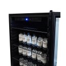 Gastro Mini-Kühlschrank 115 Liter - Tischmodell, schwarz, verstellbare Roste