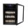 Gastro Mini-Kühlschrank 115 Liter - Tischmodell, schwarz, verstellbare Roste