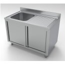 Combisteel Spülschrank mit 2 Türen und 1 Becken...