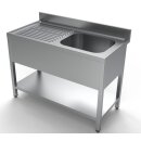 Combisteel Spültisch 1 Becken rechts Grundboden...