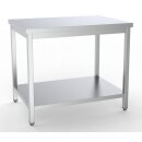 Combisteel Arbeitstisch mit Grundboden aus Edelstahl...