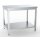 Combisteel Edelstahl Arbeitstisch 1400x700 mm – mit Grundboden, Selbstmontage