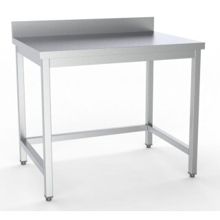 Combisteel Arbeitstisch mit Aufkantung aus Edelstahl 1000x700x900mm