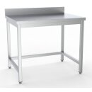 Combisteel Arbeitstisch mit Aufkantung aus Edelstahl...