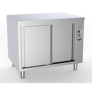 Combisteel Wärmeschrank mit 2 Türen 1 Boden aus Edelstahl 1600x700x850mm