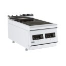 Combisteel Elektroherd Induktion mit 2 Platten und 230V