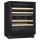 Unterbau-Weinkühlschrank für 39 Flaschen – Dual Zone, Umluftkühlung, Schwarz