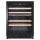 Unterbau-Weinkühlschrank für 39 Flaschen – Dual Zone, Umluftkühlung, Schwarz