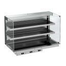 Combisteel Einbau-Wärmevitrine Wandmodell aus...