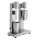 Combisteel Milchshaker doppelt - 2x 1 Liter, Edelstahl, 2 Geschwindigkeitsstufen