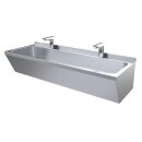 Combisteel Waschbecken mit Zubehör und Aufkantung...