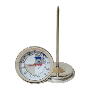 Combisteel Fleischthermometer aus Edelstahl Ø73x115mm