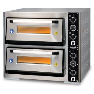 Combisteel Doppel-Pizzaofen für 2X4Pizzen Ø30mm