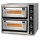 Combisteel Doppel-Pizzaofen für 2X4Pizzen Ø30mm
