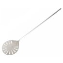 Combisteel Pizzaschaufel aus rundem Edelstahl gelocht
