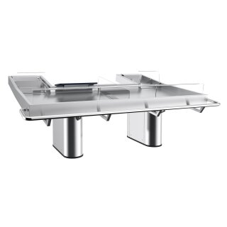 Combisteel Fischtheke Auslagentheke mit 2,27 m³ Ausstellfläche aus Edelstahl