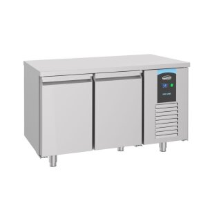 Combisteel Kühltisch mit 2 Türen und 2 Böden aus Edelstahl 1400x700x850mm