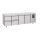 Combisteel Kühltisch mit 2Türen und 4 Schubladen aus Edelstahl 2330x700x850mm