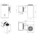 Combisteel Tiefkühlaggregate Huckepack für Tiefkühlzelle mit 4,1-6,5 m³