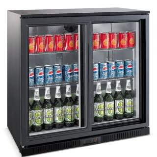 Combisteel Barkühlschrank mit 2 Türen und 4 Roste 208 Liter