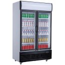 Combisteel Kühlschrank mit 2 Glastüren und 6...
