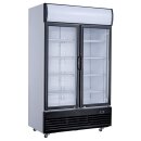 Combisteel Kühlschrank mit 2 Glastüren und 6...