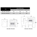 Combisteel Brotschneidemaschine mit 13mm Schnittbreite und freistehend 230V