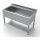 Combisteel Spültisch 1 Becken mit Grundboden Aufkantung  1400x700x850mm