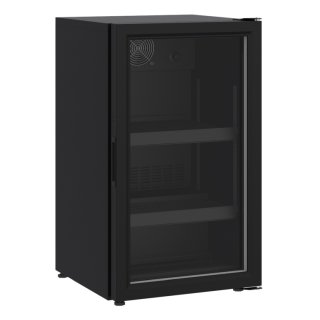Kühlschrank Tischmodel Glastür 136L Schwarz