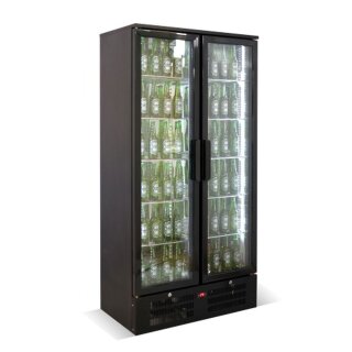 Combisteel Barkühlschrank mit 2 Glastüren und 2x5 Roste 458 Liter