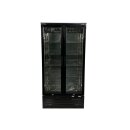 Combisteel Barkühlschrank mit 2 Glastüren und 2x5 Roste 458 Liter