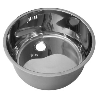 Combisteel Spülbecken aus Edelstahl mit PVC-Siphon 360mmØx180mm
