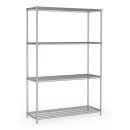 Combisteel Regalsystem mit 4 Böden aus Chrome...
