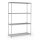 Combisteel Regalsystem mit 4 Böden aus Chrome 1200x450x1800mm
