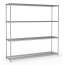 Combisteel Regalsystem mit 4 Böden aus Chrome...