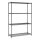 Combisteel Regalsystem mit 4 Böden aus Stahl schwarz 1200x450x1800mm
