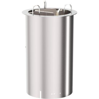 Combisteel Einbau-Tellerspender für 50Teller aus Edelstahl Kunststoff
