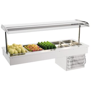 Combisteel Einbau-Bain-Marie mit 5xGN1/1 aus Edelstahl
