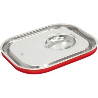 Gastro GN-Deckel 1/6 GN mit Dichtung l aus hochwertigem Edelstahl