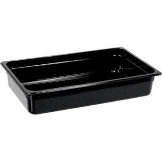 Gastronormbehälter, Serie Standard, Polycarbonat, Schwarz, Gn 1/1, 530X325X100 Mm