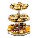 Etagere 3-stufig Edelstahl – Kuchen- &...