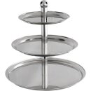 Edelstahl Buffet-Etagere 3 Etagen – Hochwertige...