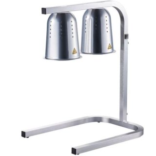 Doppel Wärmelampe 0,5 kW – Speisenwärmer für Buffet & Restaurant
