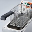 Edelstahl Fritteuse mit 8 Liter - Tischmodell, 230 V, 2 kW