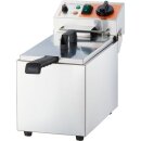 Edelstahl Fritteuse mit 8 Liter - Tischmodell, 230 V, 2 kW