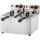 Doppel-Fritteuse Caterina 2x8L – Edelstahl Elektro Tischgerät, 230V