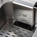 Elektro Doppel-Fritteuse 20L – Caterina 2x10L, Edelstahl, mit Ablasshahn, 230V