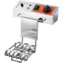 Elektro Doppel-Fritteuse 20L – Caterina 2x10L, Edelstahl, mit Ablasshahn, 230V